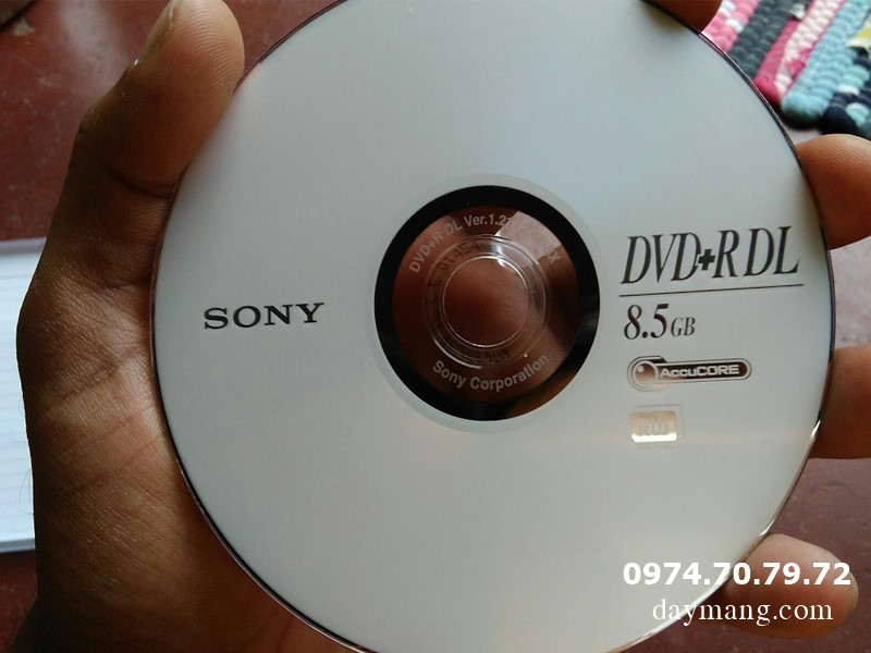 đĩa dvd trắng sony 8.5gb