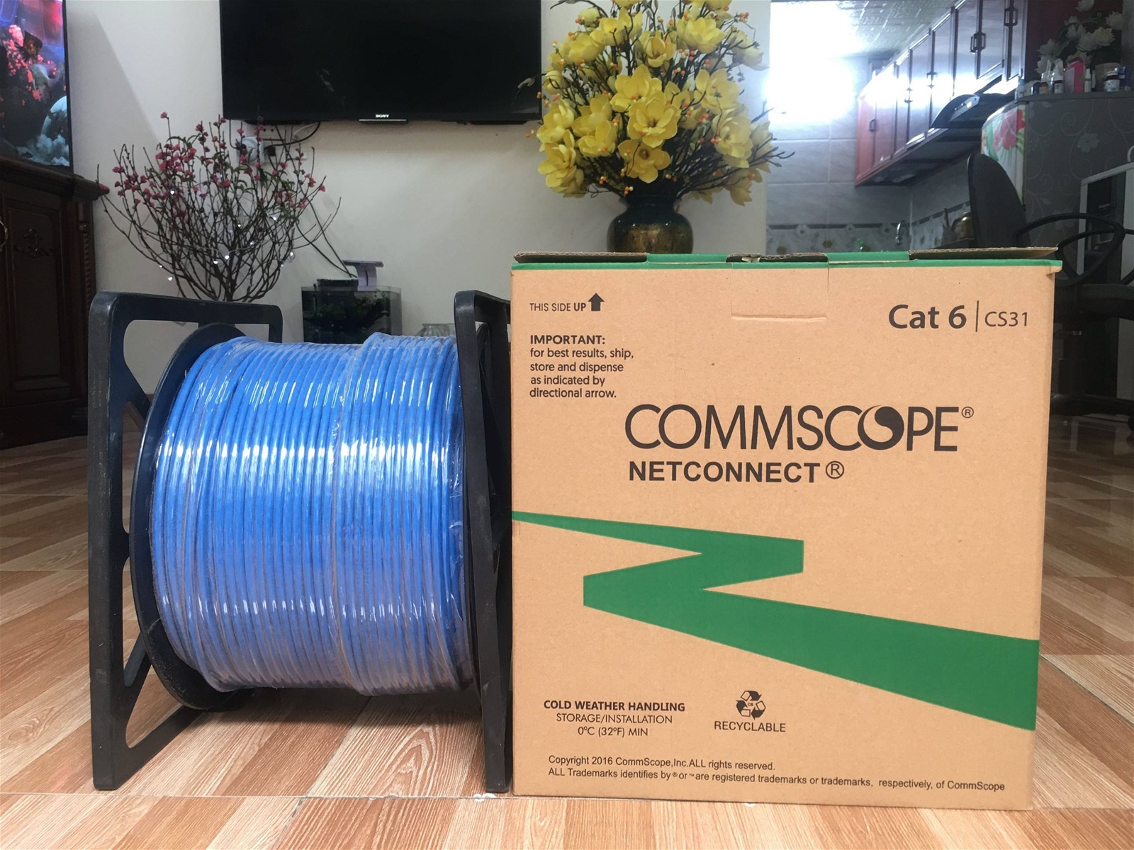 hình ảnh cáp mạng commscope cs31 23AWG PN:1427254-6