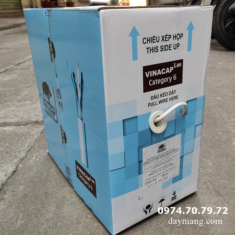 cáp mạng vinacap cat6 utp