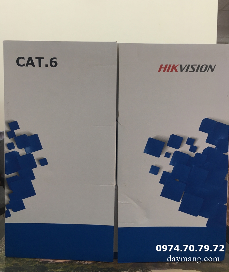 cáp mạng hikvision cat6 utp 0