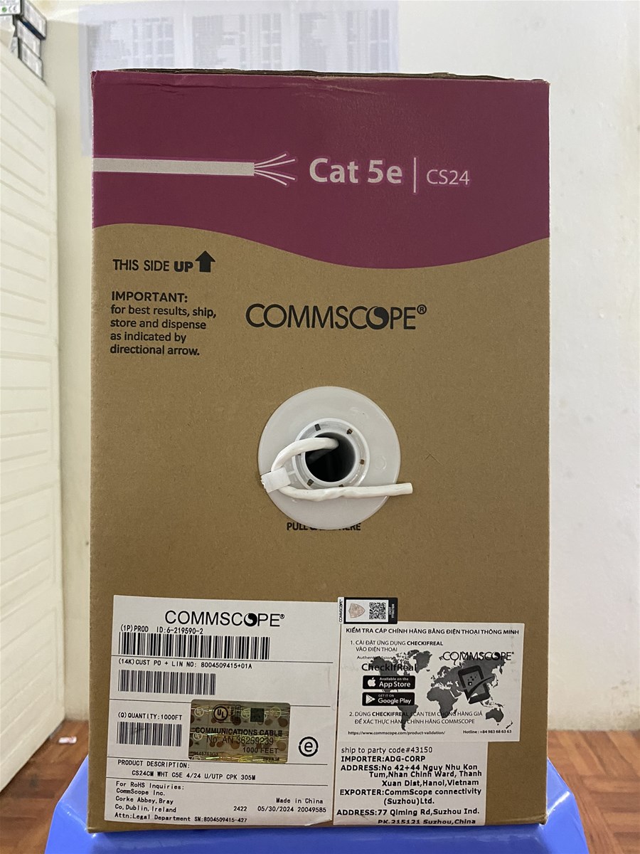 cáp mạng commscope cat5e utp