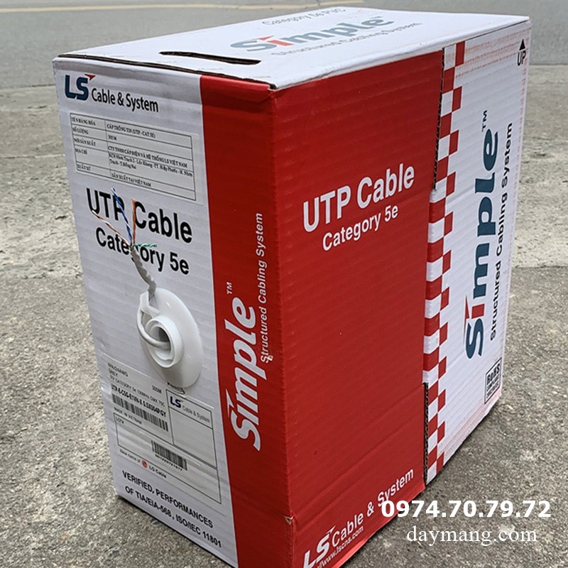 cáp mạng ls utp cat5e