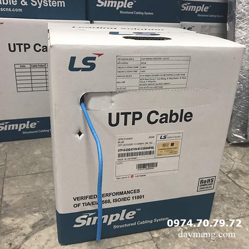 cáp mạng cat6 ls utp 1