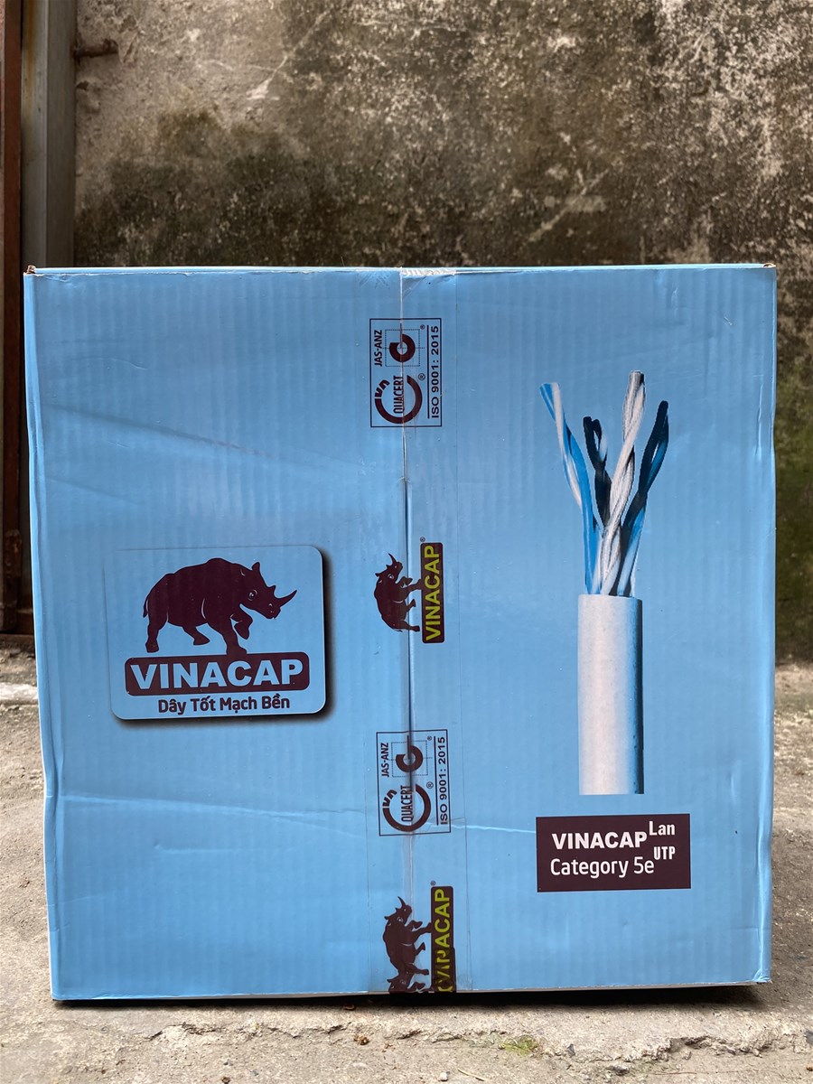 cáp mạng vinacap cat5e utp