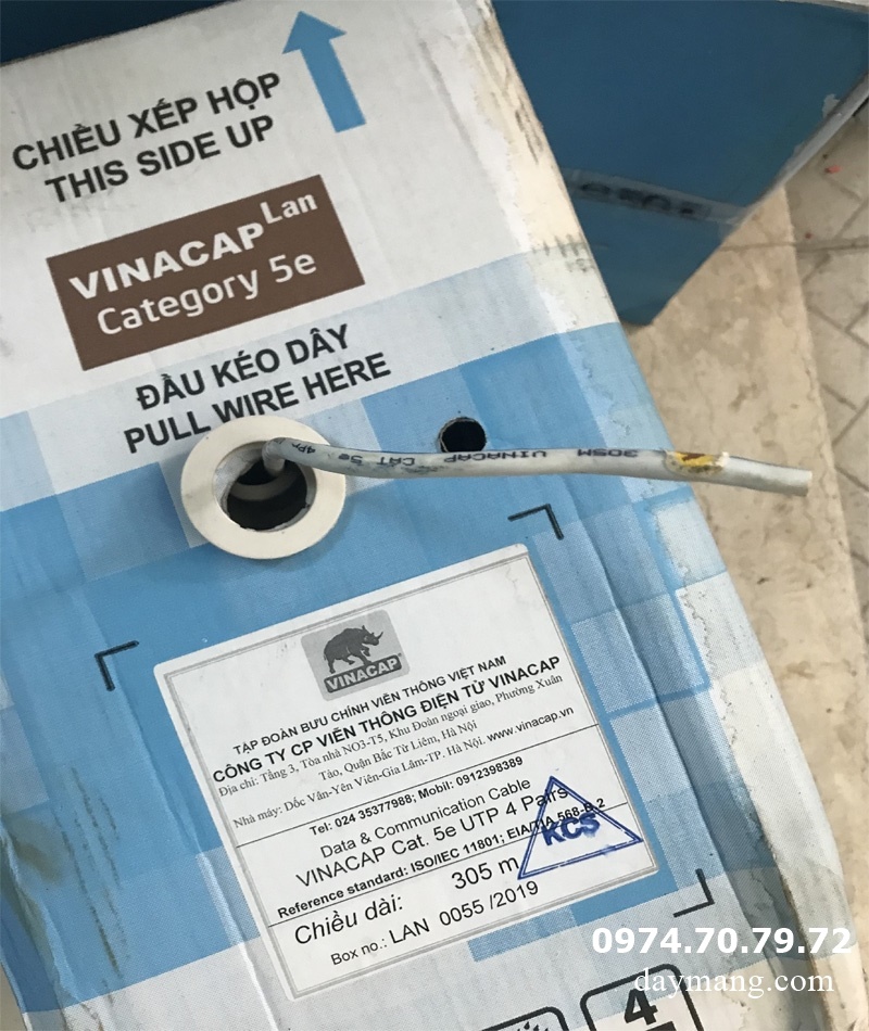 cáp mạng vinacap cat5e utp 1