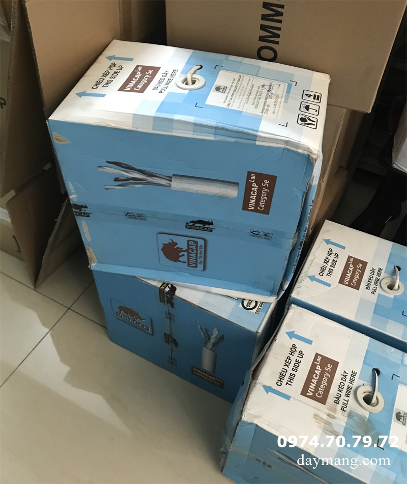 cáp mạng vinacap cat5e utp 2