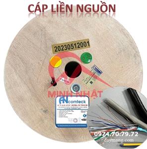 Cáp mạng Ancomtek Cat6A FTP cường lực liền nguồn