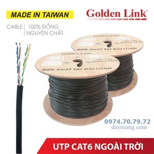 Cáp mạng Golden Link cat6 UTP Outdoor đồng nguyên chất