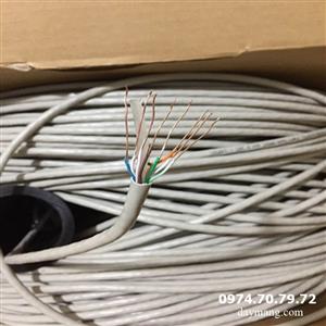 Cáp mạng Hideki cat6 UTP lõi đồng, vỏ màu xám