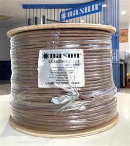 Cáp mạng Nasun Cat6 SFTP 0888 chống nhiễu 2 lớp