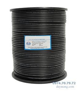 Cáp mạng Taesung cat5 FTP Outdoor 4 lõi đồng + liền nguồn