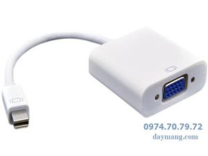 Cáp mini displayport to vga