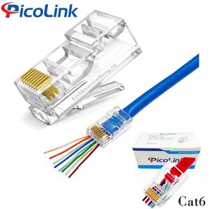 Hạt mạng Picolink Cat6 UTP xuyên thấu