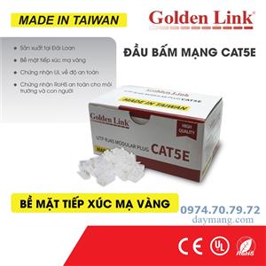 Hạt mạng RJ45 Goldenlink cat5e UTP