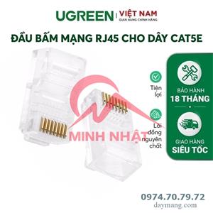 Hạt mạng RJ45 Ugreen 50246 Cat5e UTP